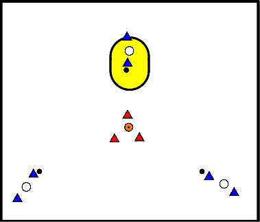 drawing Aufwärmen mit Ball - Schuss