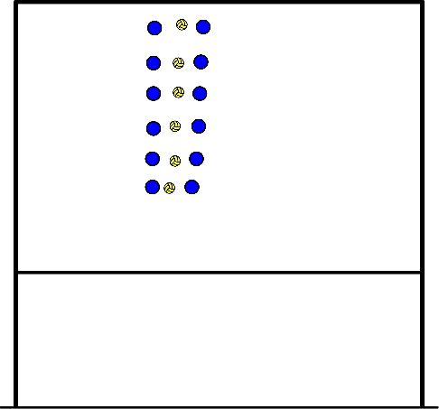 drawing Reaktionsgeschwindigkeit mit Ball