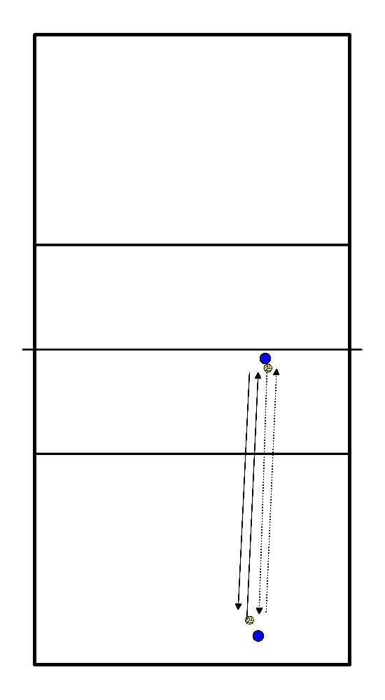 drawing Überkopf und Fußball spielen