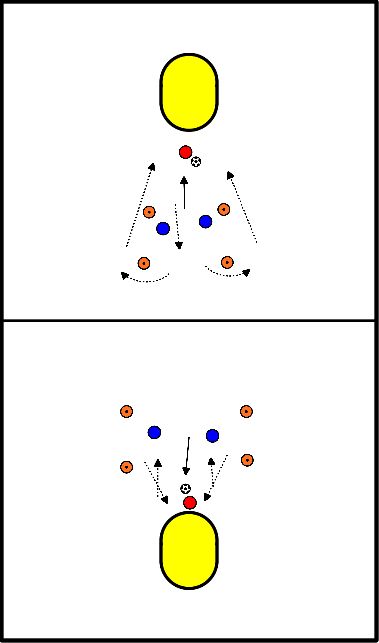 drawing Selección de peones