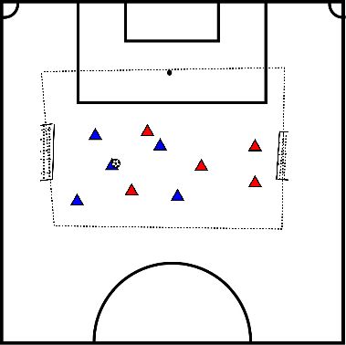 drawing Partido 5 contra 5