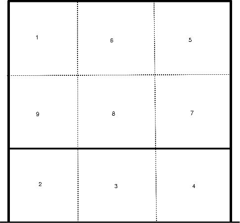 drawing 9 compartimentos de cuero