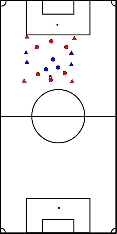 drawing Juego de posición a través de líneas