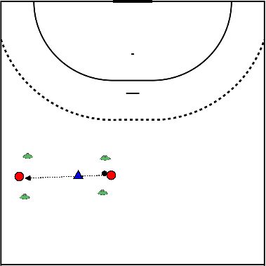 drawing defensa frontal