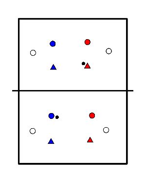 drawing Tournoi 2 contre 2 ou tournoi 3 contre 3