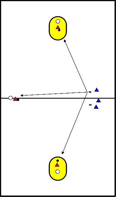 drawing Compétition de passes et de balle au prisonnier