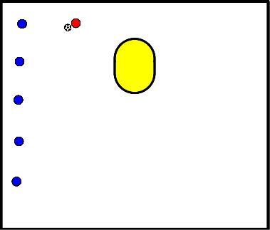 drawing Lancer et attraper en rangée