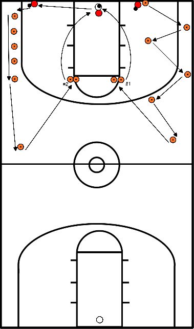 drawing Riscaldamento 1 (Zig-Zag a metà campo)