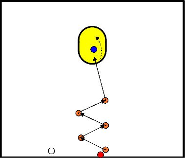 drawing Riscaldarsi con i barattoli di colore