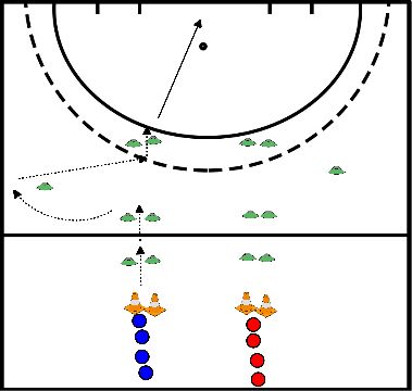 drawing Estafette met liftpass