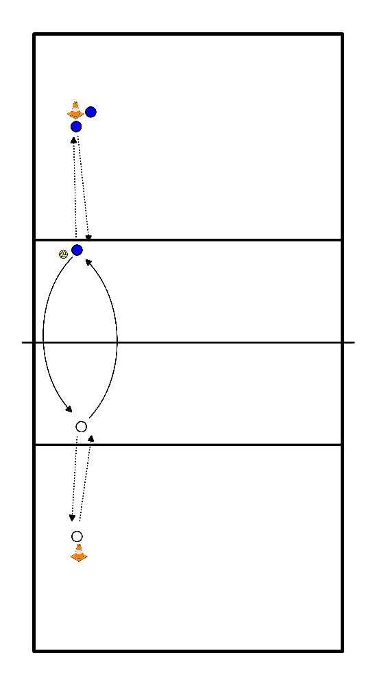 drawing RE13 Receptie over het net