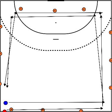 drawing Samenspel door de zaal heen