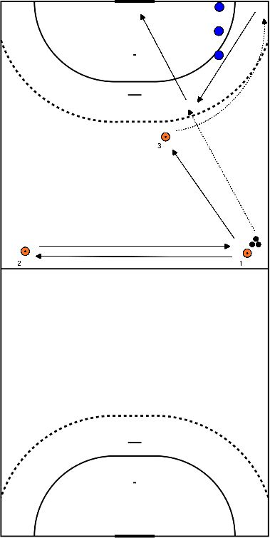 drawing HALL - Ataque sobre a direita