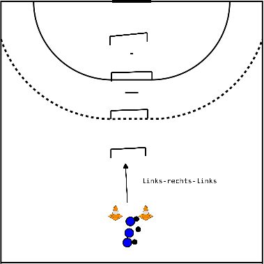 drawing Preparação para o lançamento de saltos