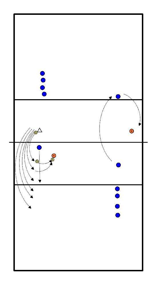 drawing Andar para trás - passar