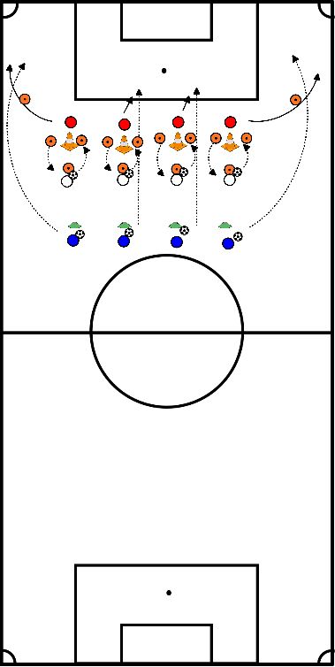 drawing Interceptar e rastrear a bola.